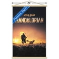 thumbnail image 3 of Star Wars: The Mandalorian - D23 One Sheet Wall Poster with Wooden Magnetic Frame, 22.375" x 34", 3 of 3