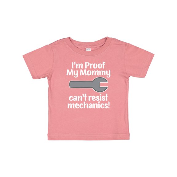 Inktastic Mechanic Daddy Proof Mommy Cant Resist Boys or Girls Baby T-Shirt