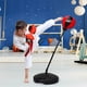 thumbnail image 1 of Juego de Boxeo para Niños Costway Altura Ajustable con Guantes de Boxeo y Bomba Manual Rojo y Negro 81-123,5 cm, 1 of 10