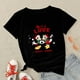 thumbnail image 4 of Camiseta con estampado de Disney para mujer, ropa de Navidad, blusa básica de manga corta negra, regalo de Navidad, 2023, 4 of 5
