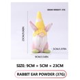 thumbnail image 5 of Easter Gnome Plush Decorations for Home Easter Gnomes Plush Table Party Holiday Decoration Gnome Gifts for Women Gnome Decors Gifts Pink 9 In, 5 of 5