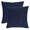 Dark Blue, variant on Pack of 2 Corduroy 3D Striped Pillow Covers Soft Soild Cushion Cases, Decorative Square Throw Pillow Covers 18 x 18 Inch Pillowcases for Sofa Bedroom