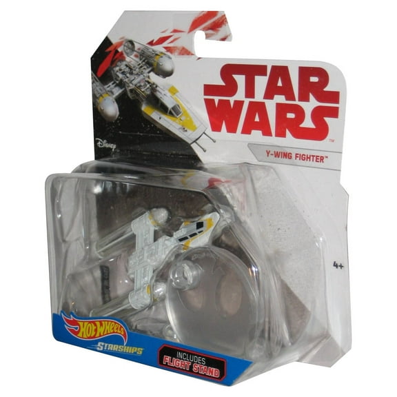 Star Wars Hot Wheels Starships (2016) Y-Wing Fighter Toy Vehicle - (Dented Plastic)