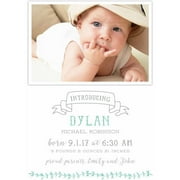 Rustic Baby Standard Baby Announcement