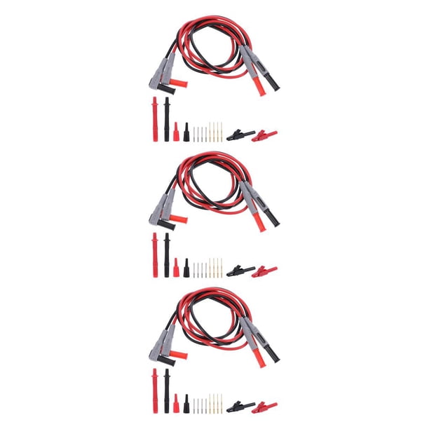 Kenally 1 Set Multimeter Test Probes 12-in-1 Kit Meter Clamp Tools Testing P1300B Accessory Electric Leads Multitester Tester No.1 3piezas Kenally CBP233383