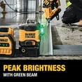 thumbnail image 2 of DEWALT Kit de Niveau Laser 20V MAX - Ensemble de 6 Pcs, 3 x 360, Vert (DCLE34030G), 2 of 7