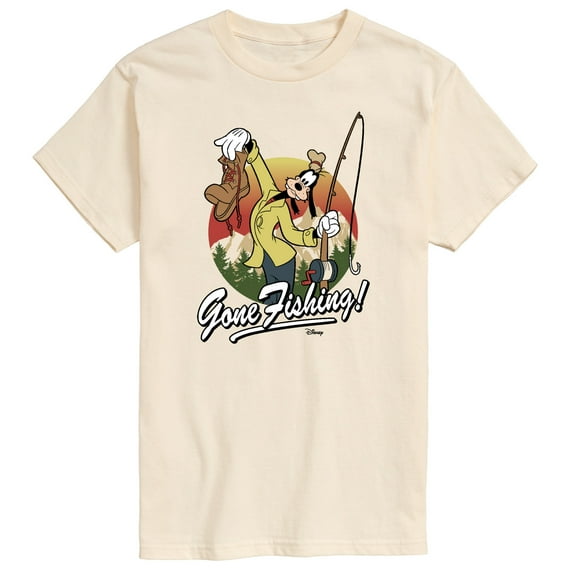 Mickey & Friends - Goofy Gone Fishing - Men's Short Sleeve Graphic T-Shirt