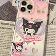 thumbnail image 1 of Botu sanrio-funda de teléfono kawaii anime Kuromi Cinnamoroll Pochacco para iPhone 14 13 12 11 Pro Max XR Y2k Girl, carcasa suave, 1 of 4