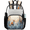 Multicolor 1, variant on Christmas Candy Cane Clear Backpack for Stadium Events, Transparent Backpacks See Through Plastic Bag for Concerts & Work, Green