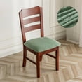 thumbnail image 4 of Fundas de silla impermeables y decorativas, elásticas. Verde, 4 of 7