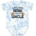 thumbnail image 3 of Inktastic Watching Football with My Uncle Boys or Girls Baby Bodysuit, 3 of 5
