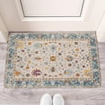 thumbnail image 2 of Bohemian Light Orange Ethnic Pattern Rug Door Mat 30 X 17 Inch Welcome Doormat Indoor Outdoor Entrance Floor Mat Non Slip Spring Summer Decor Rubber Mats, 2 of 6