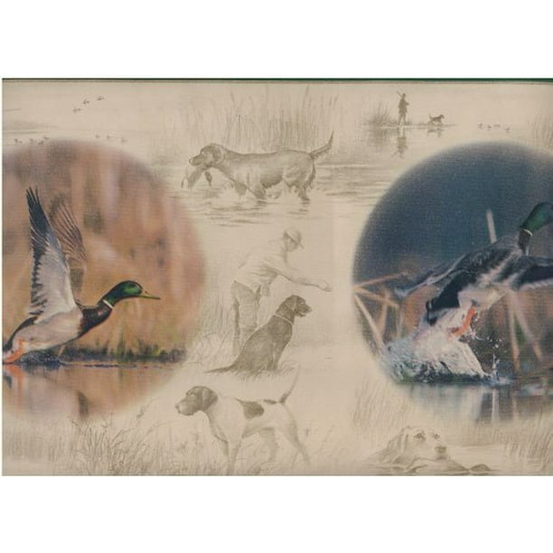 878046 Duck Hunting Wallpaper Border DU2312b 878046 Duck Hunting Wallpaper Border DU2312b