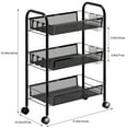 thumbnail image 3 of Andvari 5-Tier 360° Metal Produce Basket, Stackable Fruit Vegetable Organizer for Pantry Bathroom, 3 of 16