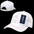 thumbnail image 1 of Decky 111-WHTRED contre-Point Lavé Polo Casquette&44; Blanc & Rouge, 1 of 1