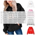 thumbnail image 3 of JUMEYU Hoodie for Girls Girl's Casual Hoodie Pattern Print Loose Fit Pullover Sweatshirt 4T 5T (Red,4-5 Years), 3 of 6