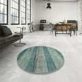 thumbnail image 3 of Ahgly Company Indoor Rectangle Contemporary Green Abstract Area Rugs, 7' x 10', 3 of 6