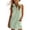 Green, variant on ClodeEU Women's Collared Half Zip Sleeveless Mini Dress with Pockets, Casual Summer Dress Black,Women's Plus L
