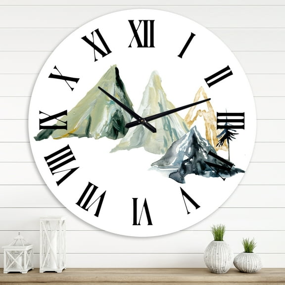 Designart 1 in Quartz Modern/Contemporary Wall Clock
