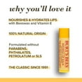 thumbnail image 2 of Burt‚Äôs Bees 100% Natural Origin Moisturizing Lip Balm, Original Beeswax with Vitamin E and Peppermint Oil 3 pack, 2 of 7