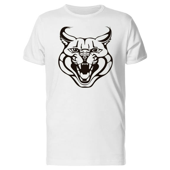 Hand Drawing Of A Caracal Head Tee Men's -Image by Shutterstock