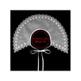 thumbnail image 4 of INSPIRE CHIC Detachable Fake Collar, Semi-Sheer Embroidery Mini Cape Neck Ruff for Blouse White-1(No Back Slit), 4 of 5