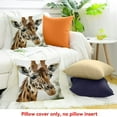 thumbnail image 4 of FCXZI Giraffe Throw Pillow Cover for Home Sofa Couch Linen 100% 18x18in, 4 of 5
