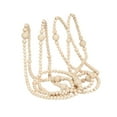 thumbnail image 2 of Sharprepublic Christmas Wood Bead Garland Boho for Thanksgiving Front Door Farmhouse, 2 of 8