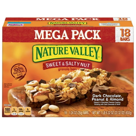 Nature Valley Sweet & Salty Nut Dark Chocolate Peanut ...