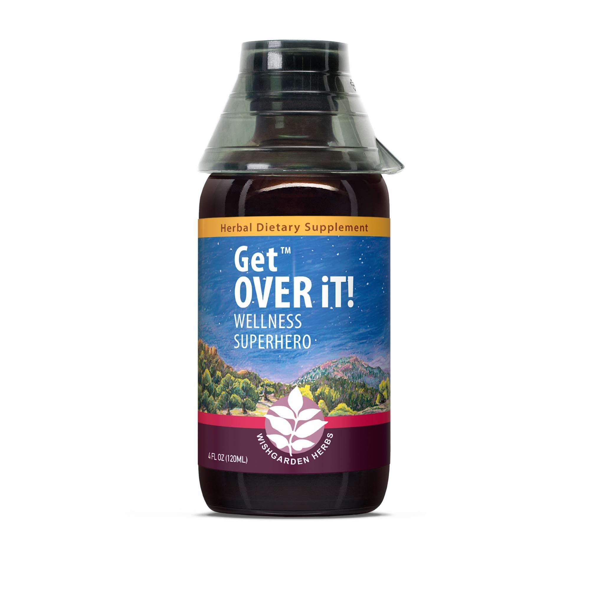 WishGarden Herbal Remedies WishGarden Herbs — Get Over It! Herbal Formula to Support Immune Response — 4 oz Jigger Top