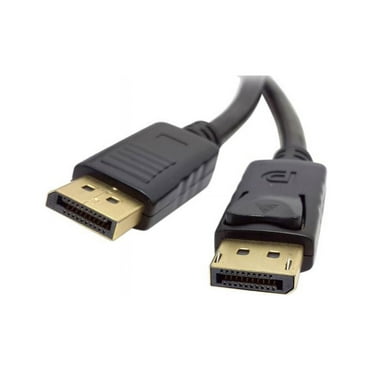 Unirise DP-010F-MM 10ft Black DisplayPort Cable M-M w/ Latches
