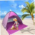 thumbnail image 5 of Portable Beach Tent Sun Shelter for Outdoor Activities Purple Beach Shade (Include Tent), 5 of 5