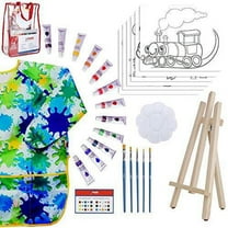 J Mark Kids Dinosaur & Transportation Art Set, 28-Piece