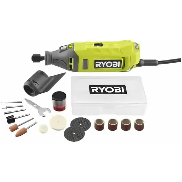 Herramienta giratoria RYOBI de 1,2 amperios Comfort Grip, potencia bajo demanda