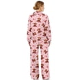 thumbnail image 2 of SCRAWLGOD Valentine's Day Decor Highland Cow Heart Rose Pink Women's 2 Piece Outfits Fall Winter Sweatsuits Oversized Turtleneck Drawstring Top Wide Leg Sweatpants Tracksuits Lounge Matching Sets, XS, 2 of 7