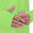 thumbnail image 6 of Xfvqtps Mens and Womens Pullover Tops with Face Neck Mask Long Sleeves Cooling Sun Protection Solid Color Breathable Lightweight Summer Shirts with Thumb Hole Mint Green, 6 of 8