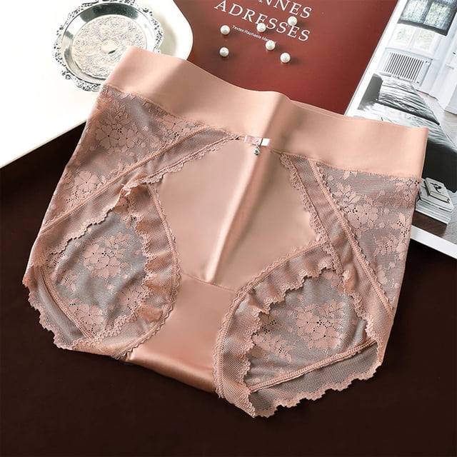 Clearance & Promo,Plus Size Underwear, Lace Briefs, Seamless Design, Comfortable Fit, For Everyday, Breathable, Soft Material Stylish and Functional|95%Polyester,5%Spandex,Red,Sopatenor