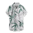 thumbnail image 4 of ZZwxWA Hawaiian Button Down Shirts for Men Short Sleeve Tropical Print Tops Casual Loose Summer Beach Holiday Basic Tees 2025 Online Shopping, 4 of 5