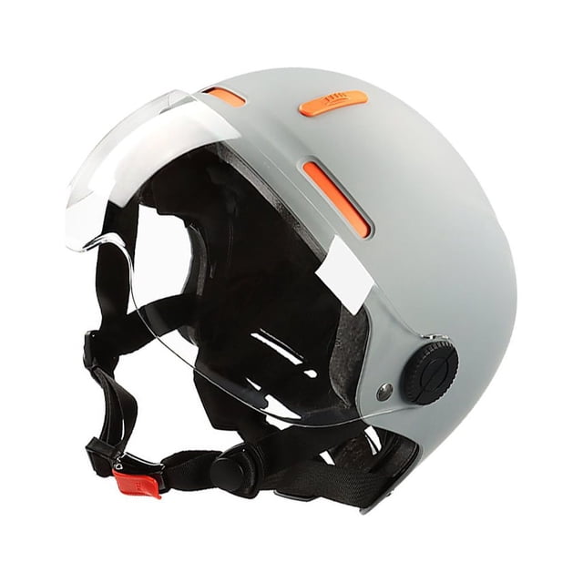 Toystoory Manténgase fresco y cómodo con nuestros cascos de motocicleta transpirables Cascos de bicicleta eléctrica Equipo de ciclismo Medios Ciclismo Gris espacial profundo Estilo de espejo único
