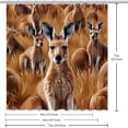 thumbnail image 6 of yowmns Bathroom Curtain Sets: Waterproof, Hooked, and Print-Designed Shower Curtains for Stunning Bathroom Decoration, 6 of 6