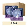thumbnail image 3 of Equate Ultra Thin Pads with Wings, Size 5 , Extra Heavy Overnight Absorbency, Compare to Always (68 Count), 3 of 10