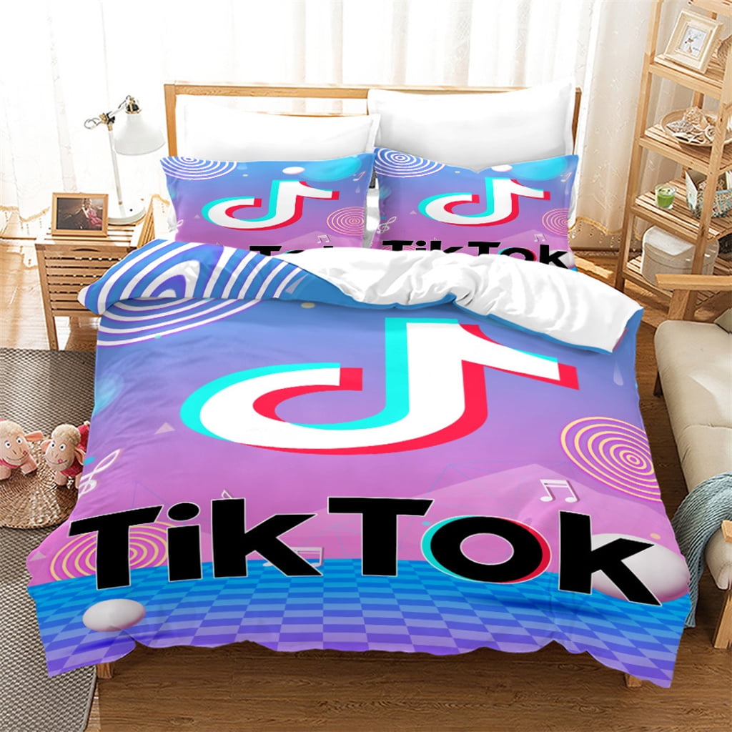 3D Printed Bedding Set Kids Boys Girls 3PCS Bed Duvet Cover Sets Twin