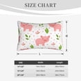 thumbnail image 6 of Fotbe Funny Little Pigs Pillow Cases - Envelope Closure - Luxury, Extra Soft, Cooling Pillow Covers - Wrinkle, Fade, Stain Resistant-14"x20", 6 of 9
