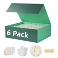 thumbnail image 1 of Caja de Regalo UoeRing Verde 6 Unidades 29.2x20.3x10.2 cm con Accesorios, 1 of 7