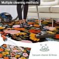 thumbnail image 5 of Watercolor Poppy Outdoor Rug for Patio/Deck/Porch, Non-Slip Large Area Rug 5 x 8 Ft, Spring Floral Daisy Tulips Botanical Vintage Indoor Outdoor Rugs Washable Area Rugs, Camping Rug Carpet Runner, 5 of 8