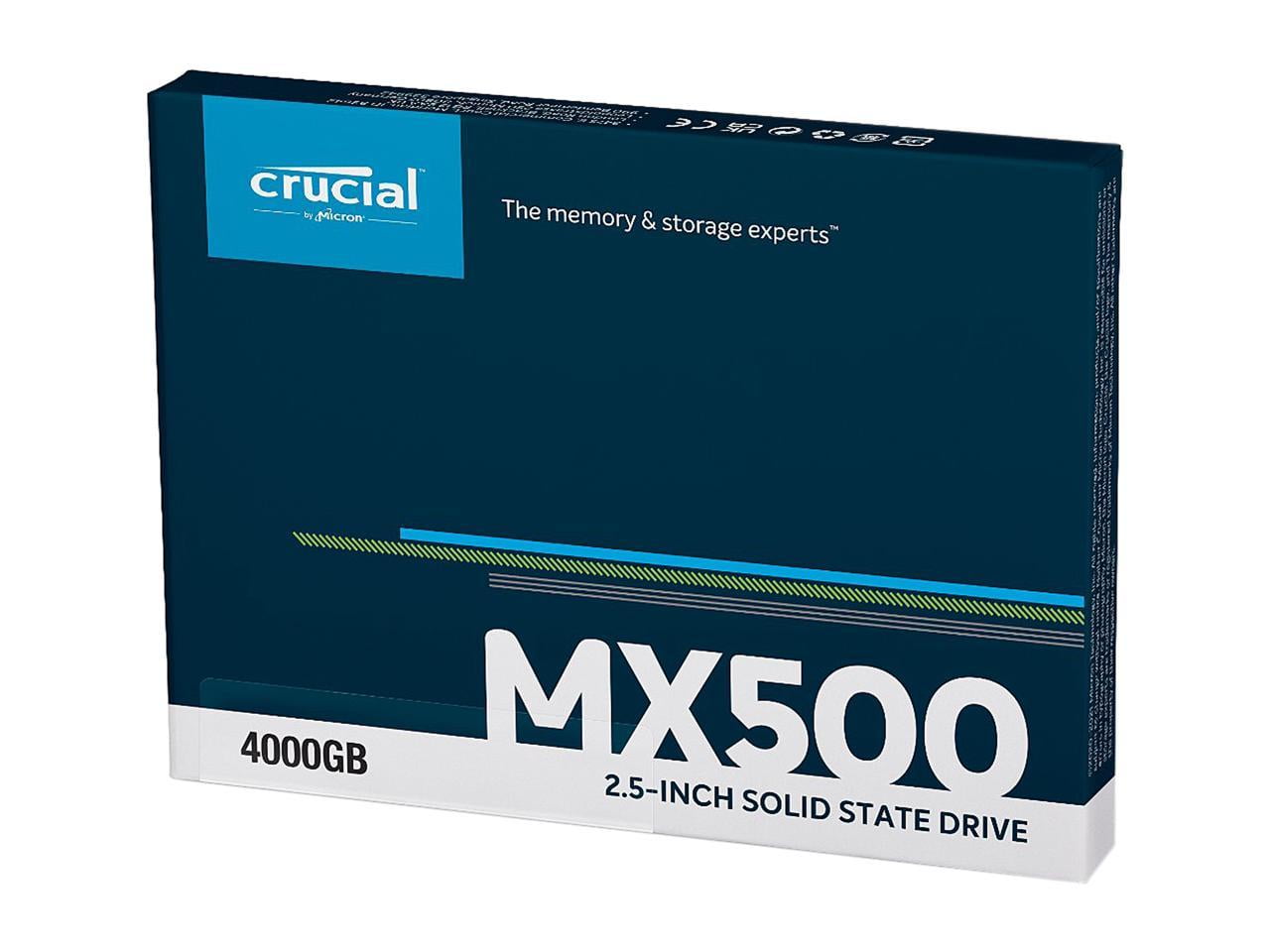 Crucial 4To CT4000MX500SSD1 SSD interne MX500-jusqua 560 Mo/s (3D NAND, SATA,  2,5 pouces) - Cdiscount Informatique