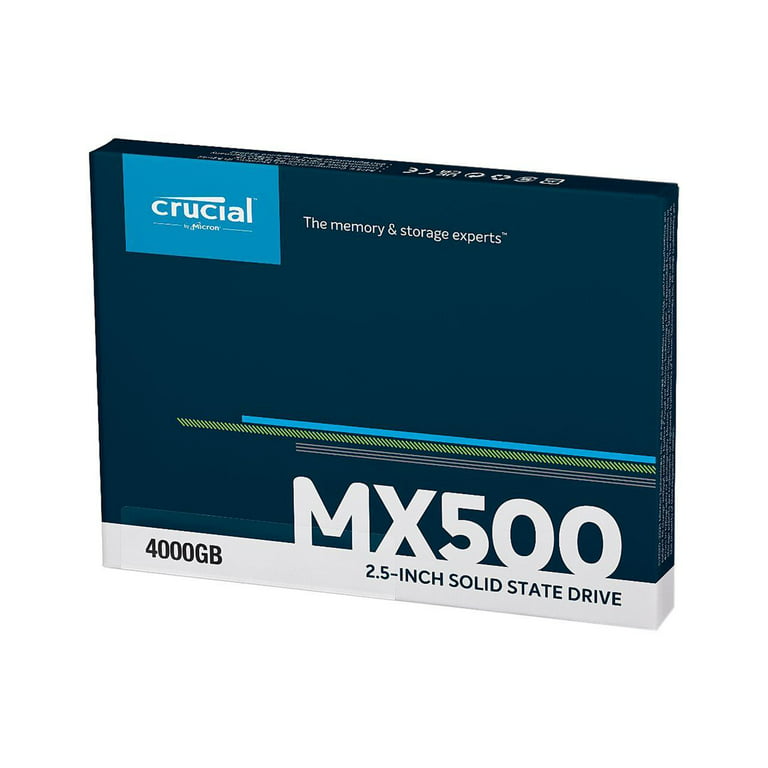 Crucial MX500 4TB 3D NAND SATA 2.5 Inch Internal SSD, up to 560 MB/s -  CT4000MX500SSD1