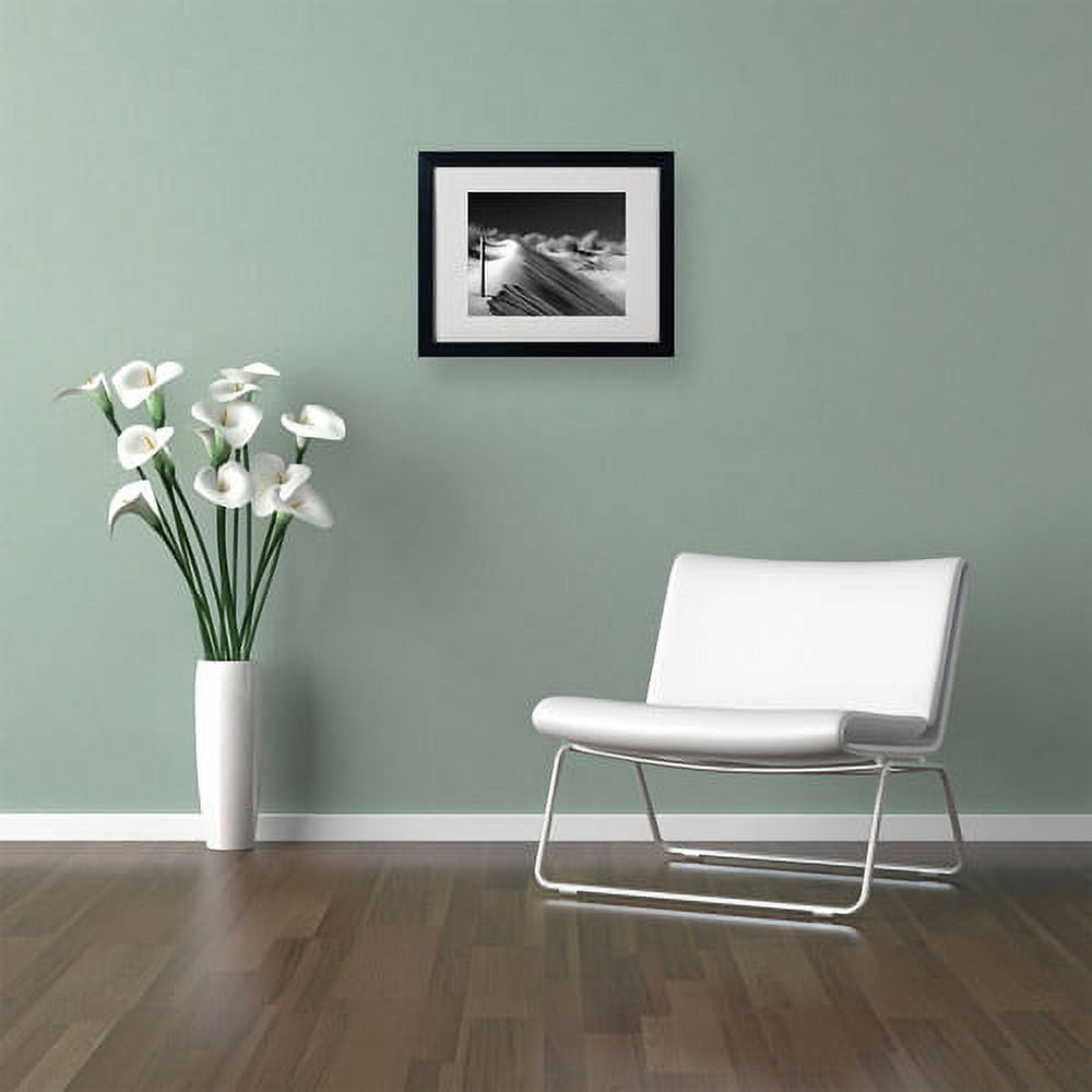 Trademark Fine Art "Gnomon" Matted Framed Art by Geoffrey Ansel Agrons, Black Frame