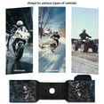 thumbnail image 6 of Uorisanigo ATV Tank Bag ATV Saddle Bag Waterproof Wolf American Flag Motorcycle Bags Motorcycle Front Storage Bags Compatible with ATVs Dirt Bike Snowmobile, Car Accessories, 6 of 7