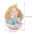thumbnail image 2 of 1 PC Mermaid Cake Adorador Dibujos animados Pastel Adorno Sirena Inicio Decoración Delicada, 2 of 4